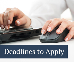 Deadlines to Apply button