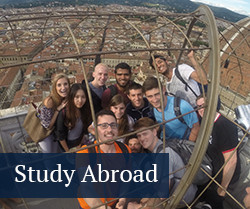 Study Abroad button