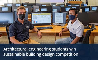Architectural engineering students win sustainable building design competition