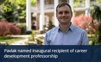 Pavlak named inaugural recipient of career development professorship